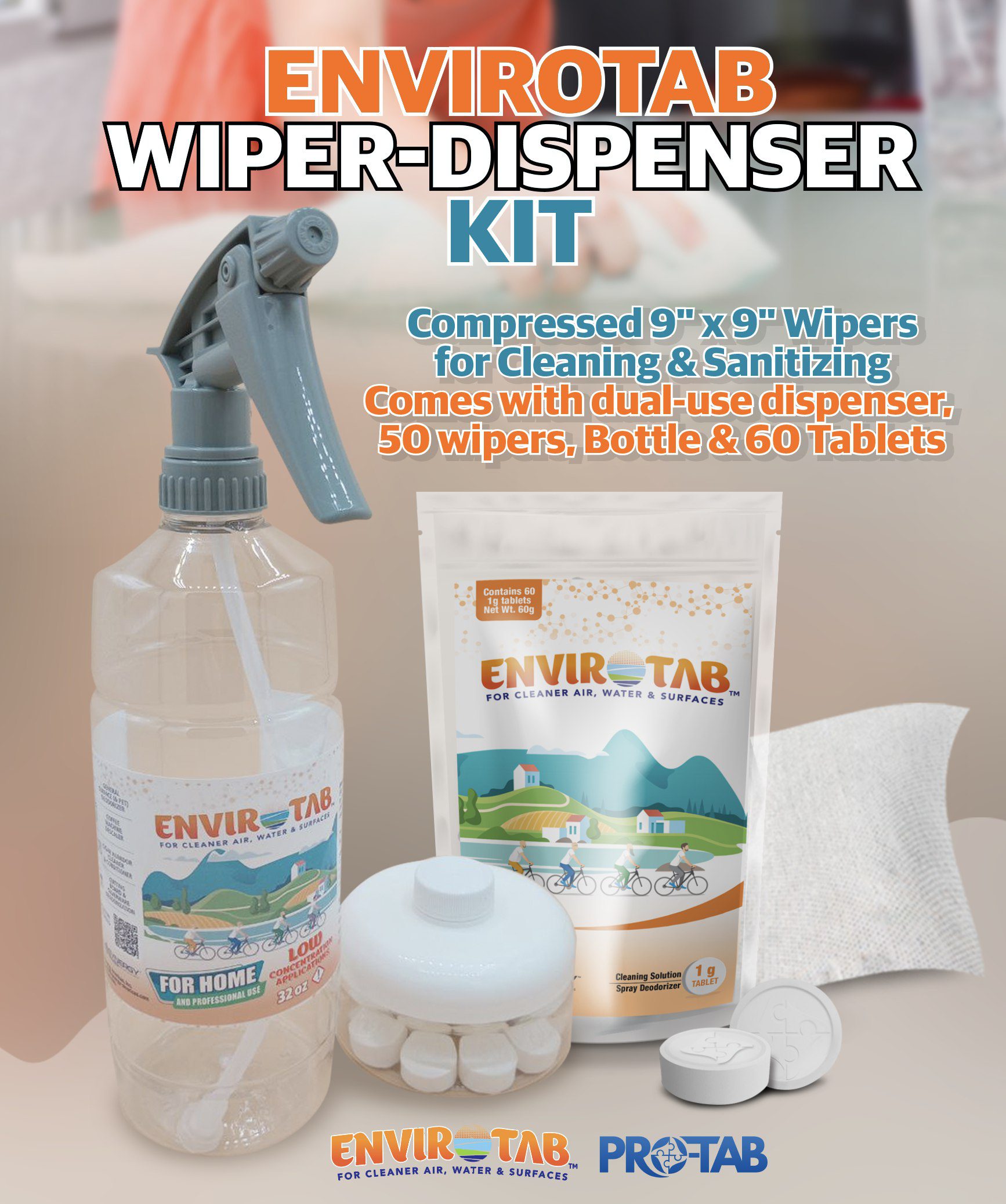 Wiper-Dispenser Kit Panel