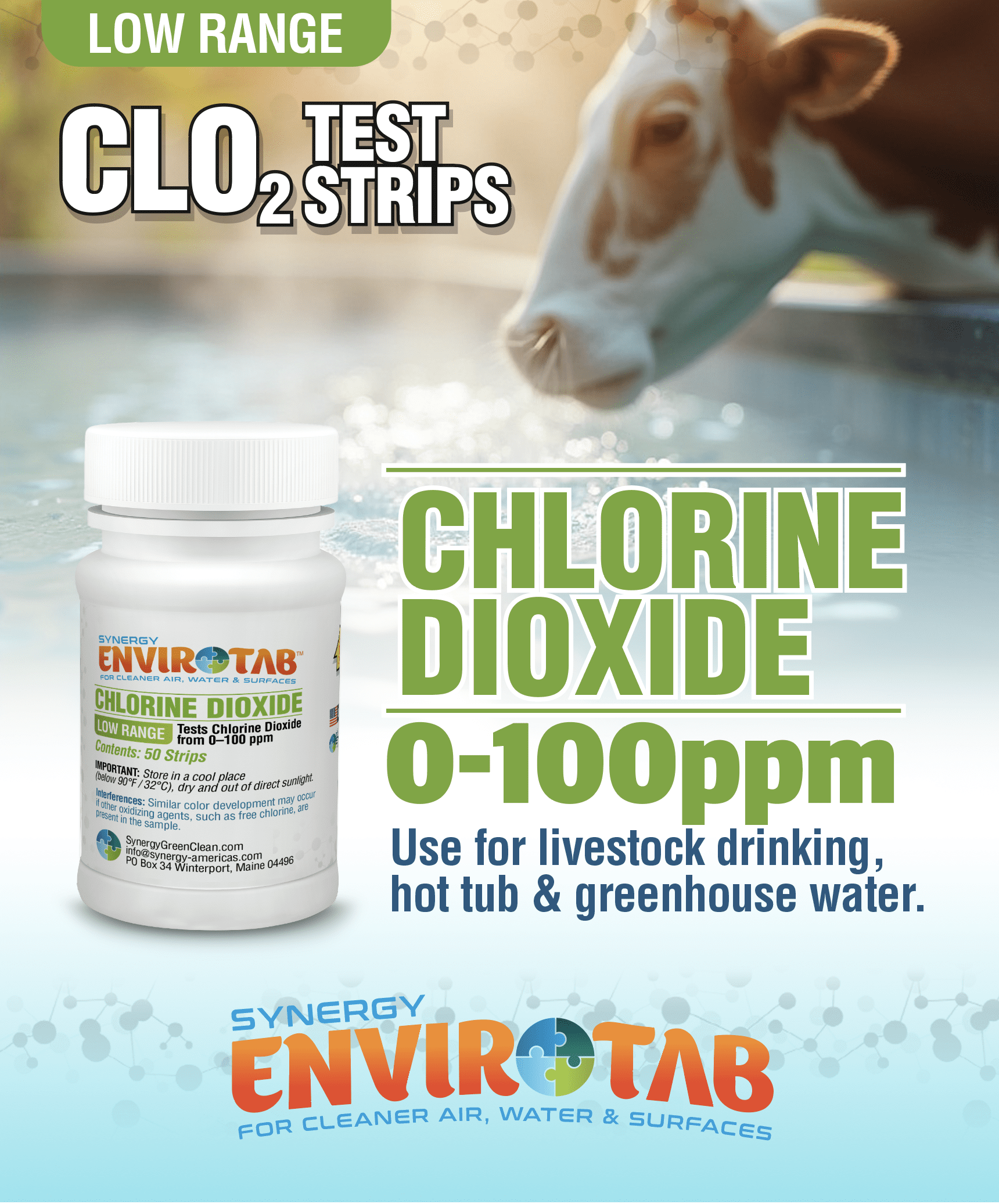 Low-Range Test Strip Panel