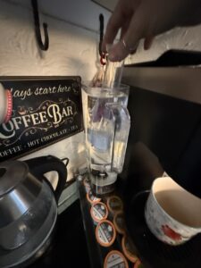 put your clean filter back in.