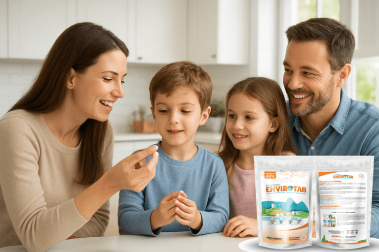 Using CLo2 around your family and pets is safe if used in proper mixtures.