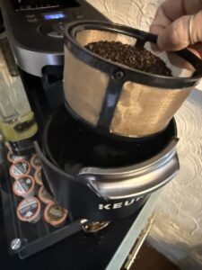 Remember to remove the brew pods or coffee filters