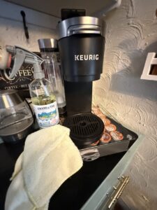 Now is a good time to clean the exterior of the machine.