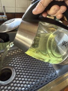 Dump the Solution and Rinse Thoroughly