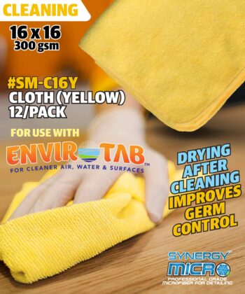 Synergy Micro 16 x 16 300gsm Cloth (Yellow) Store panel