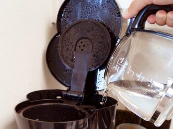 cleaning a coffeemaker with clo2 is easy