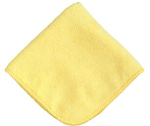 12 x 12 microfiber cloths are handy for numerous cleaning activities