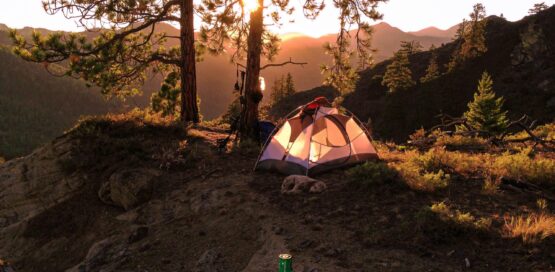 tenting in the wilderness